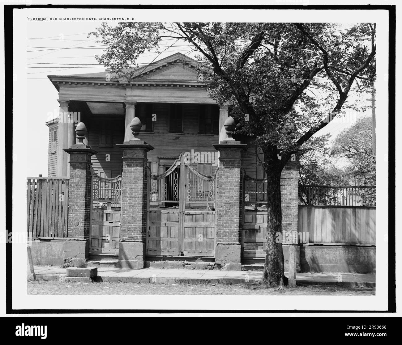 Ancienne porte de Charleston, Charleston, S.C., c1907. Banque D'Images