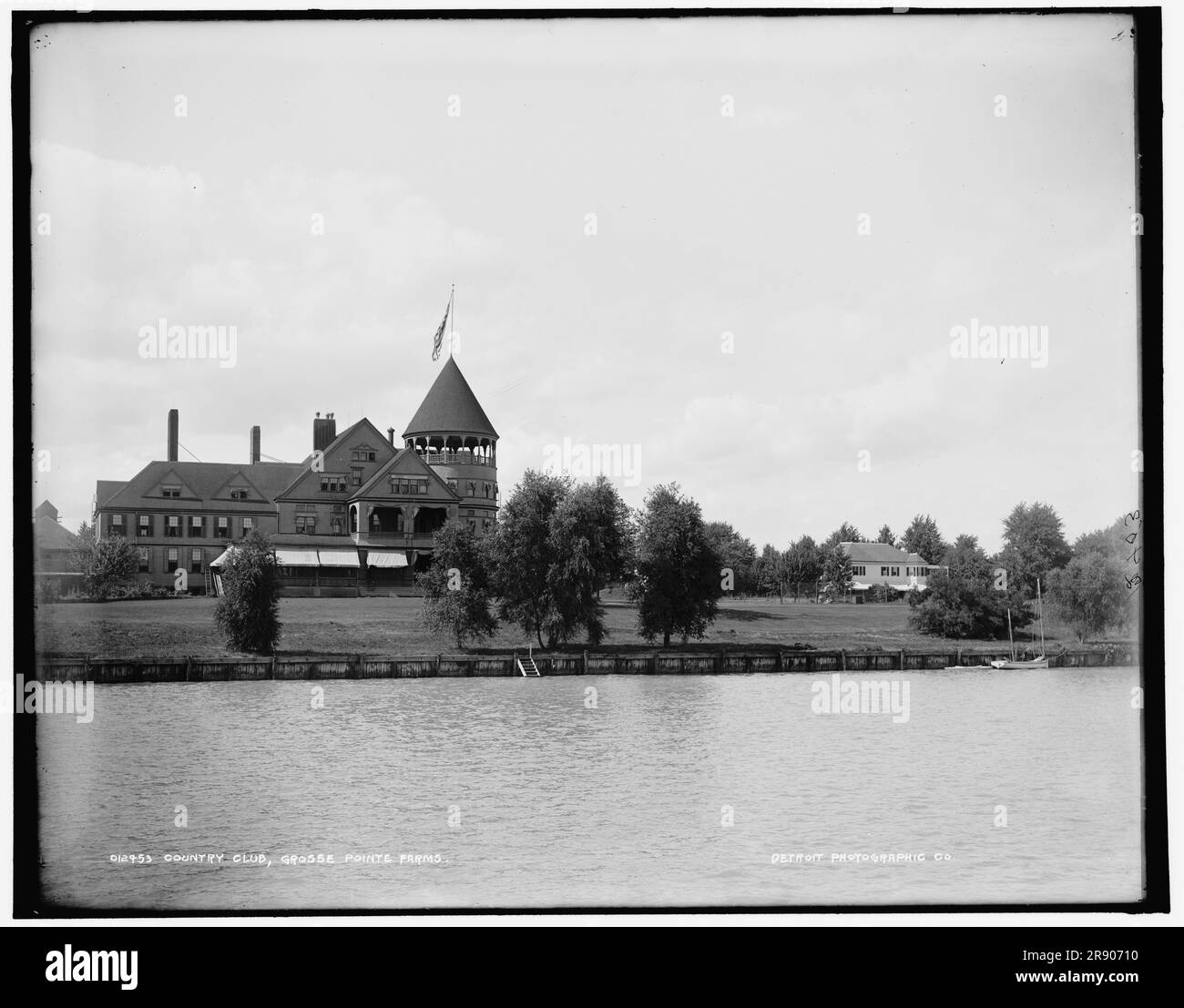 Country club, grosse Pointe Farms [sic], entre 1890 et 1901. Banque D'Images