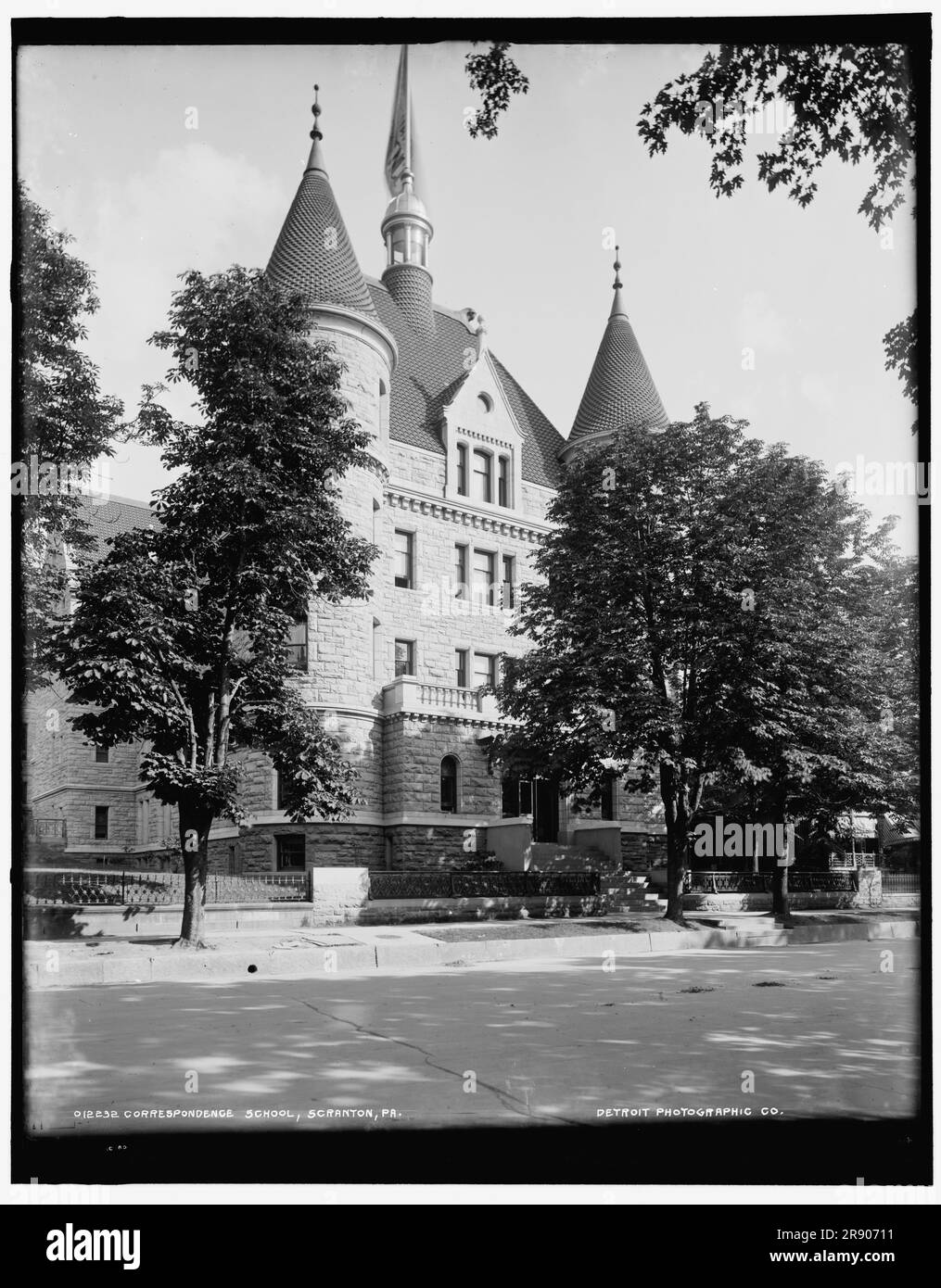 Correspondance School, Scranton, Pennsylvanie, entre 1890 et 1901. Banque D'Images