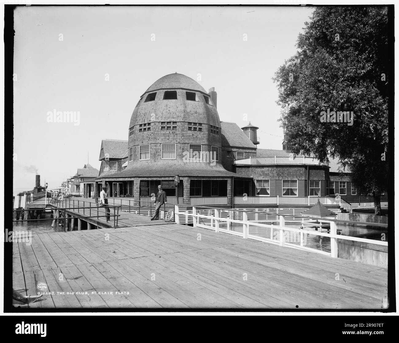 The Old club, St. Clair Flats, entre 1890 et 1901. Banque D'Images