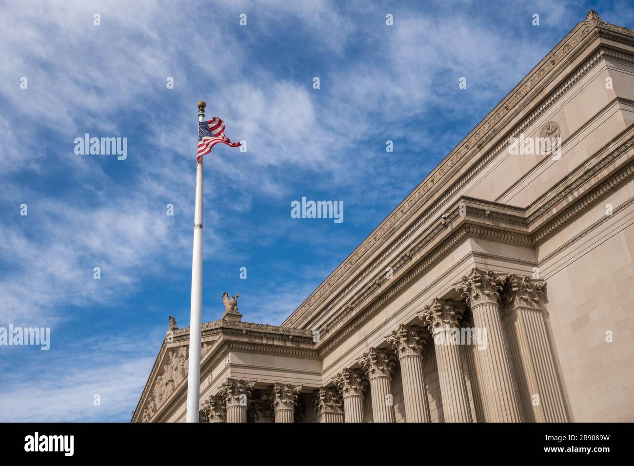 Washington, DC, États-Unis-fév 6, 2023 : la National Archives and Records Administration est un organisme fédéral chargé de la préservation et d Banque D'Images