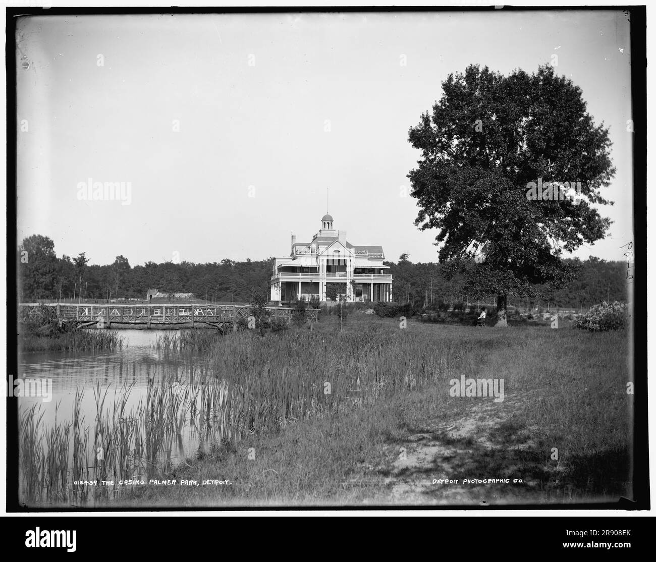 Casino, Palmer Park, Detroit, entre 1890 et 1901. Banque D'Images