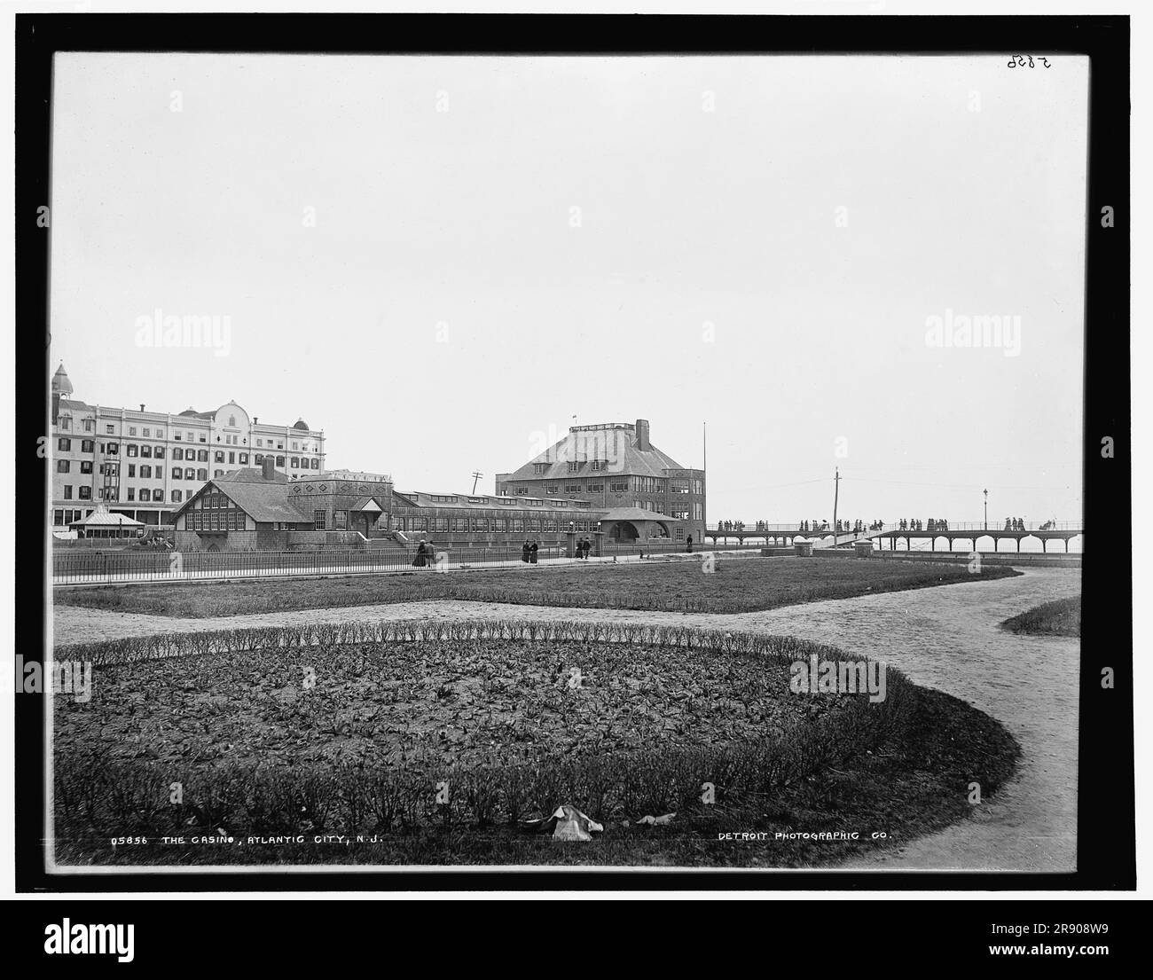 The Casino, Atlantic City, N.J., entre 1880 et 1901. Banque D'Images