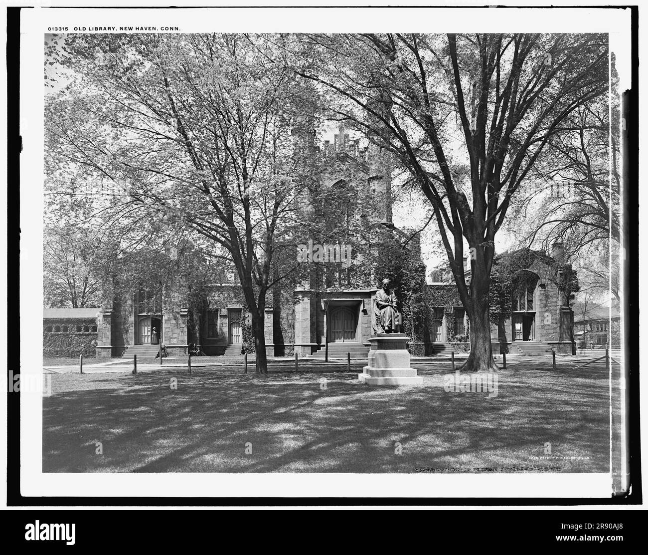 Old Library, New Haven, Connecticut, c1901. Banque D'Images