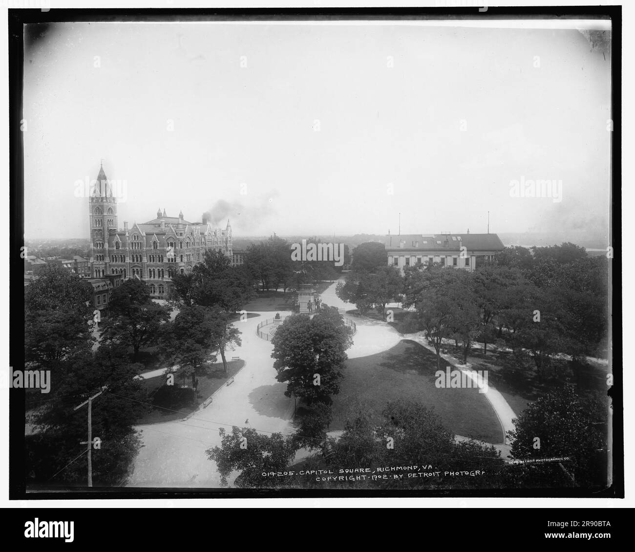 Capitol Square, Richmond, Virginie, c1902. Banque D'Images