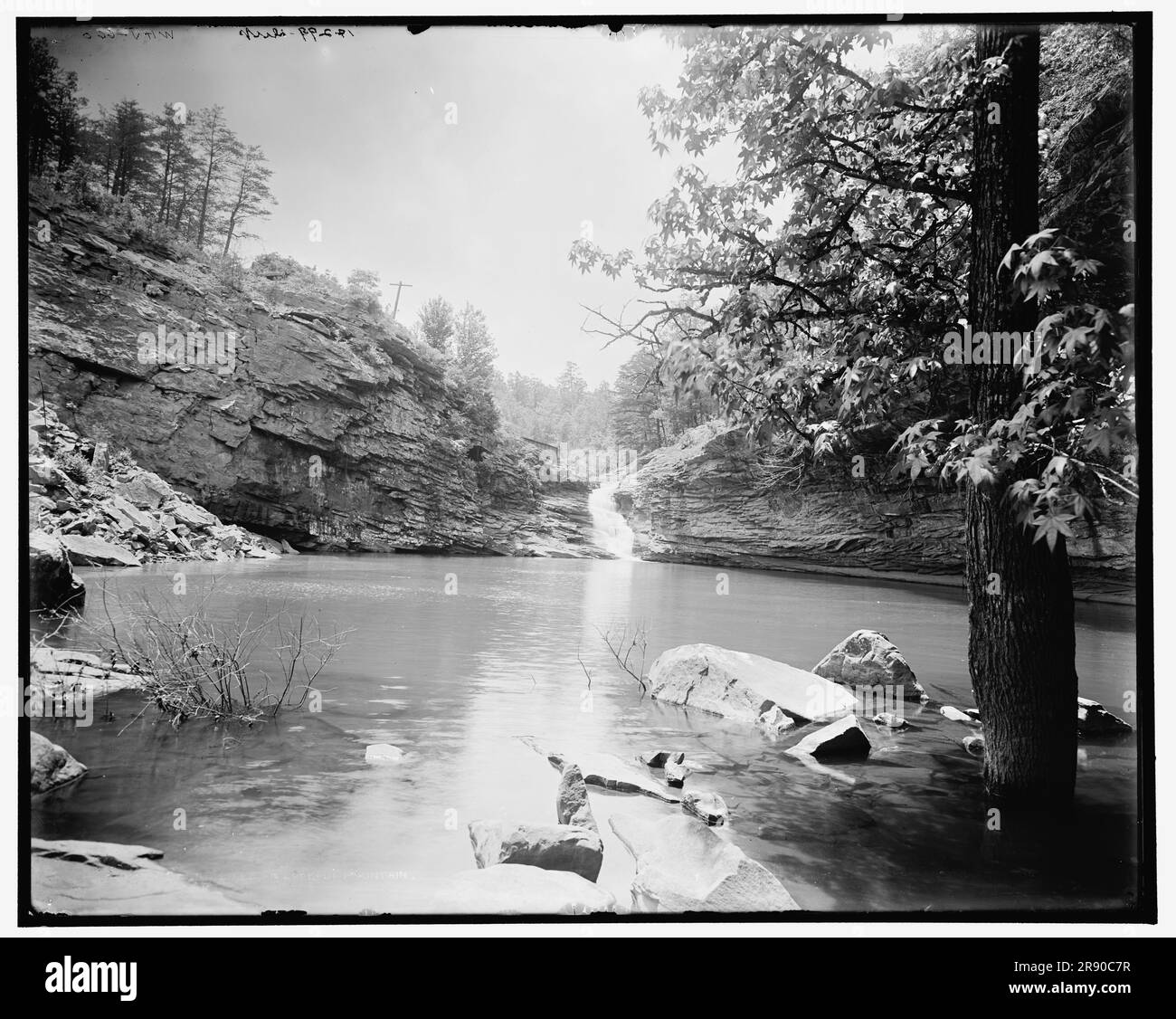 Lac Lulah sur Lookout Mountain, c1902. Banque D'Images