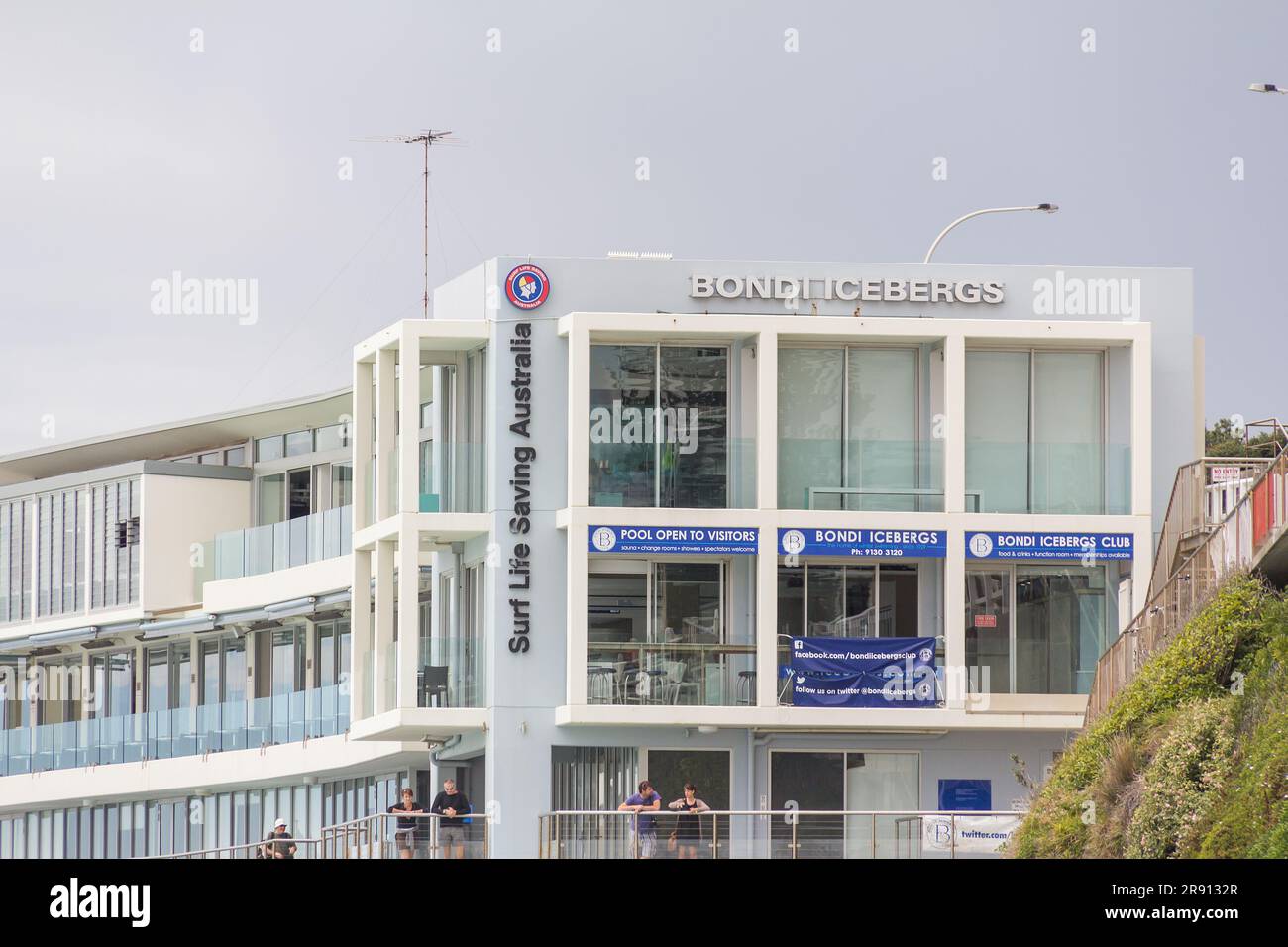 La piscine Bondi Icebergs à Bondi Beach, Sydney, Australie, novembre 2012 Banque D'Images