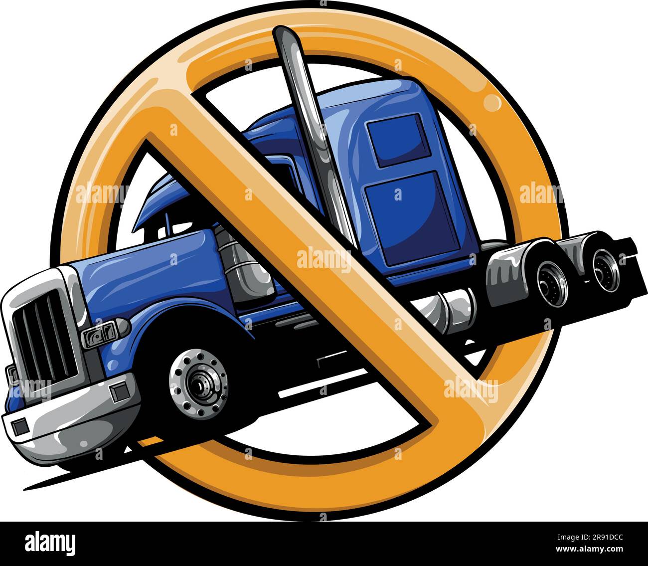 illustration vectorielle de l'absence de signe de chariot sur fond blanc. Illustration de Vecteur