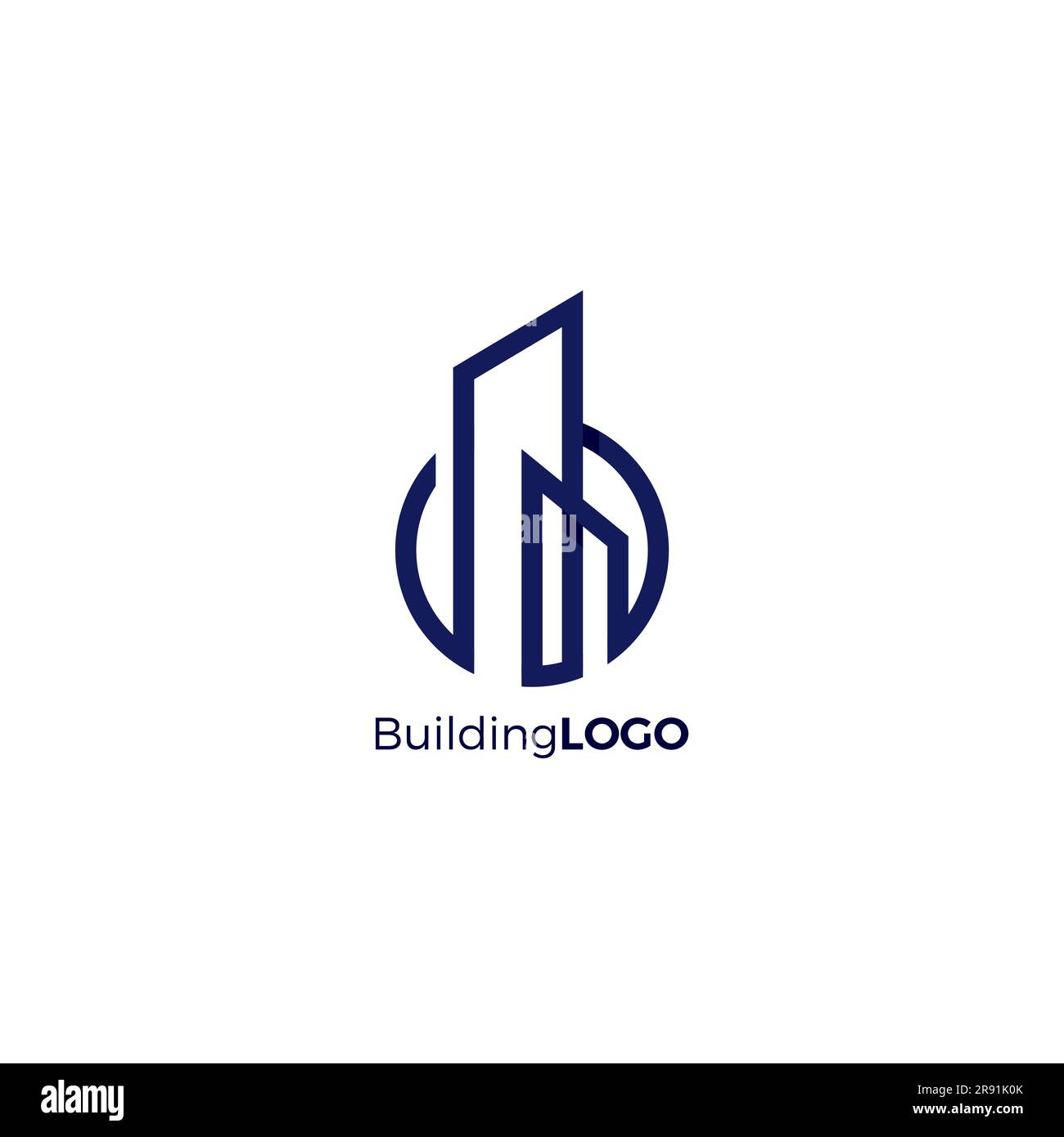 Création du logo simple. Vecteur de conception de logo de ville Illustration de Vecteur