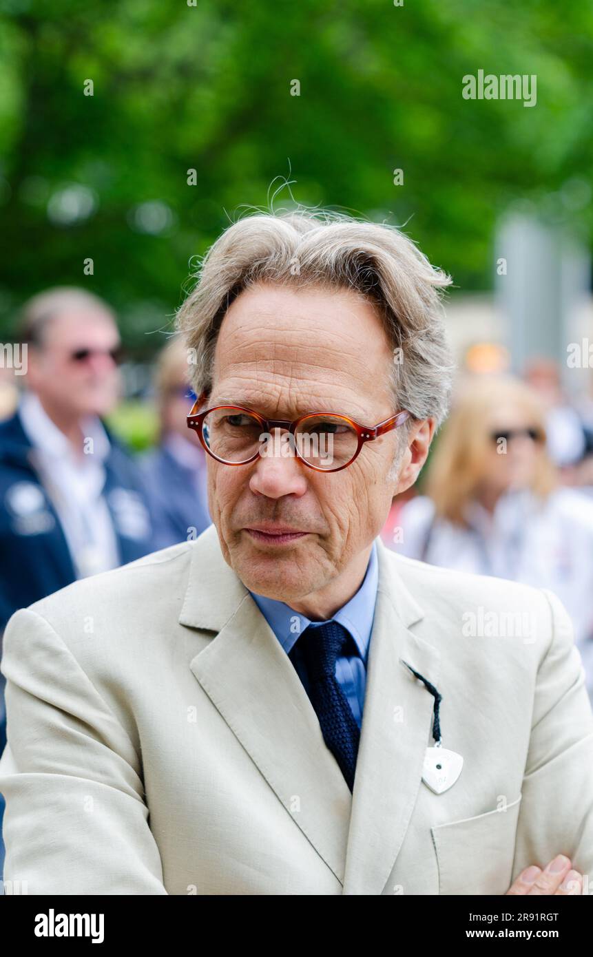 Lord March au Goodwood Festival of Speed 2016 Motorsport event. Charles Gordon-Lennox, 11th duc de Richmond Banque D'Images