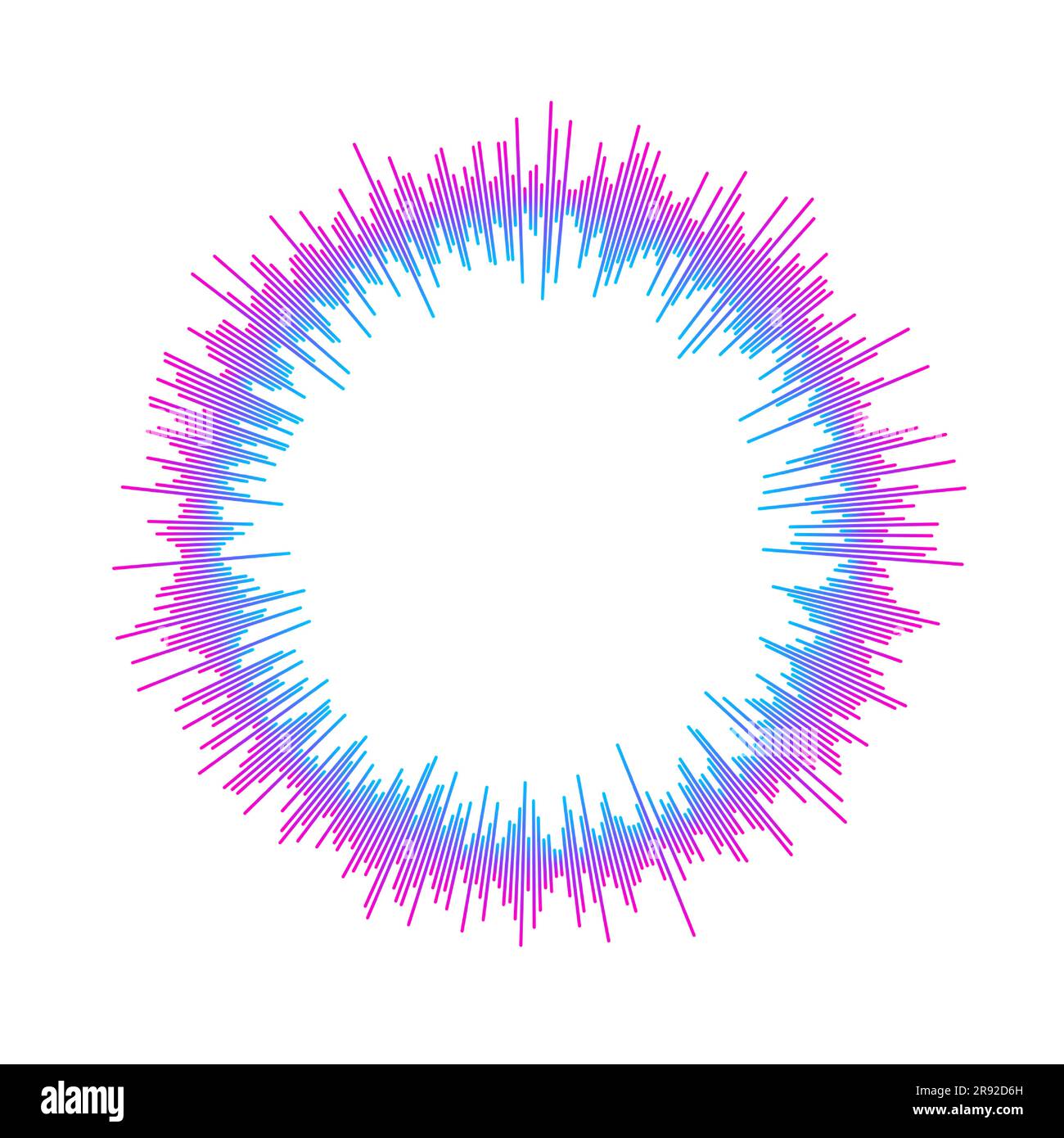 Faire un cercle avec le balancier de suspension. Concept de