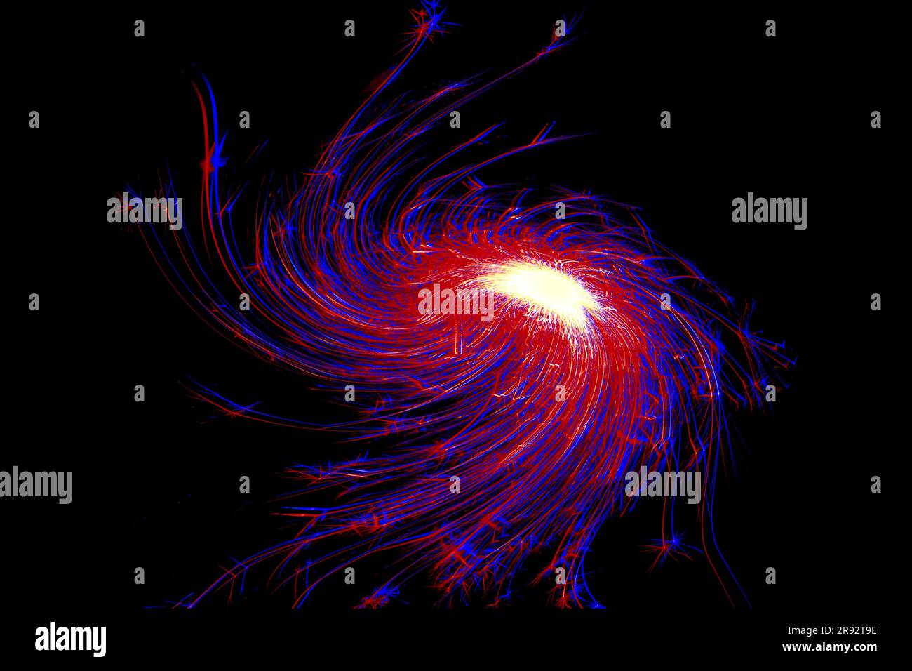 Fluctuations quantiques, illustration conceptuelle Banque D'Images