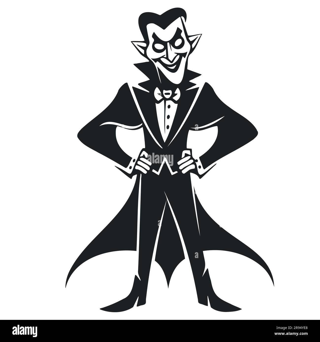 Vampire vous avez dit vampire affiche Banque d'images noir et blanc - Alamy