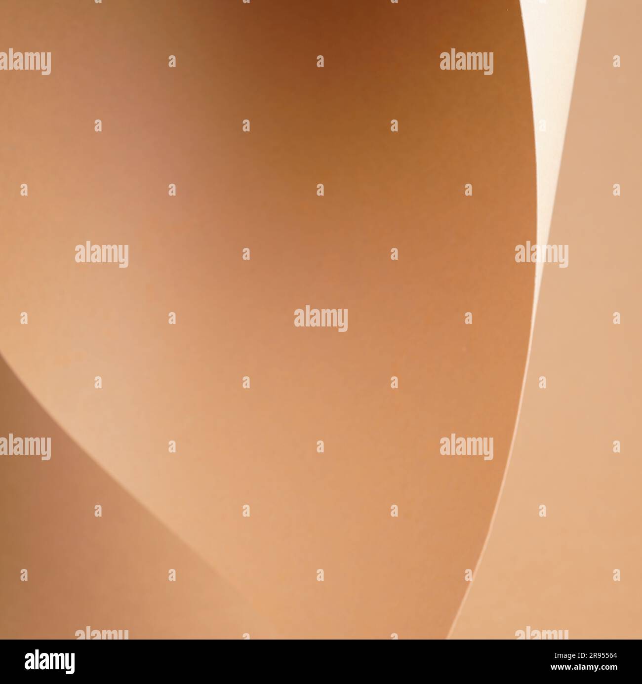 Arrière-plan coloré de papier brun avec ombre. Abstrait géométrique Banque D'Images