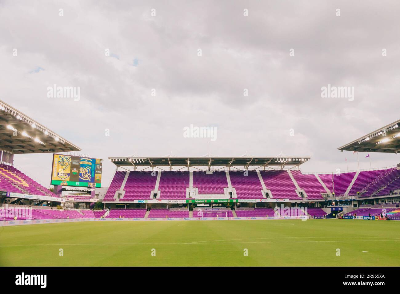 Orlando, Floride, États-Unis. 24th juin 2023. Orlando (USA), 06/24/2023 Ã â‚' EVENT/FOOTBALL/GAME OF THE STARS/USA Ã‚' la deuxième édition du jeu festif promu par les anciens joueurs Ronaldinho et Roberto Carlos, au stade Explora, stade d'Orlando City, à Orlando. Avec la participation du joueur Vinicius Junior, il a profité de ses vacances pour participer à un match amical aux États-Unis, ce vendredi, 24 juin 2023. Il était présent dans le match et avait plusieurs noms de football brésilien et mondial, comme Cafu, Ronaldo, Rivaldo, Dida, Emerson, Mascherano, Veron, Higuita, Virginie Banque D'Images