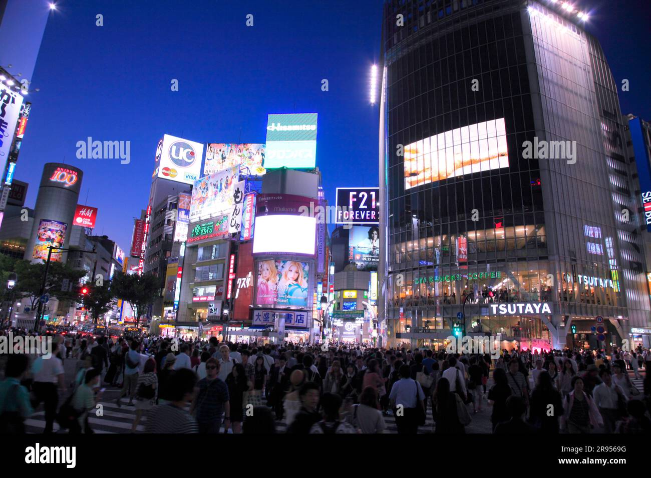 Shibuya scramble crossing Banque D'Images