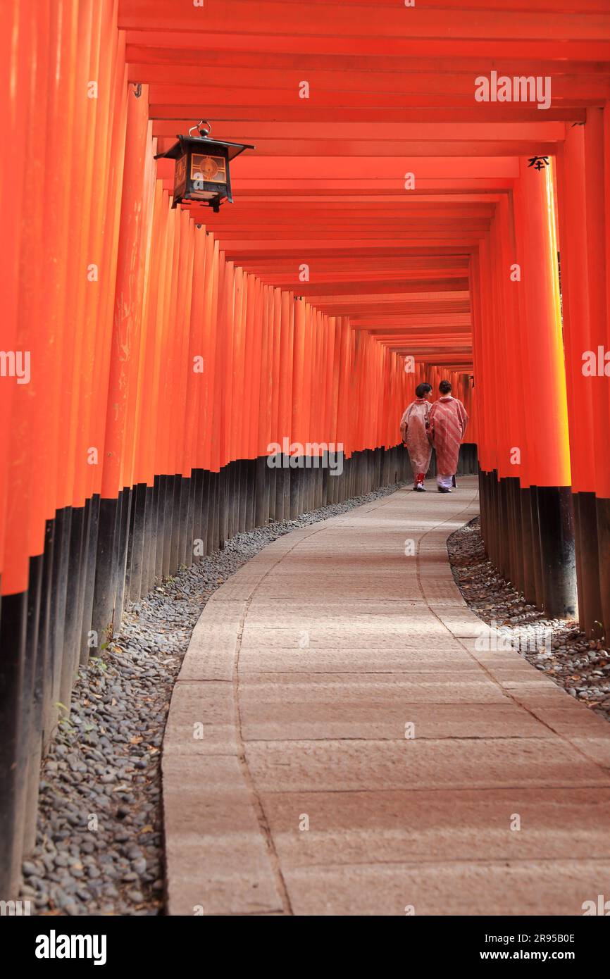 Fushimi Inari-Taisha Banque D'Images