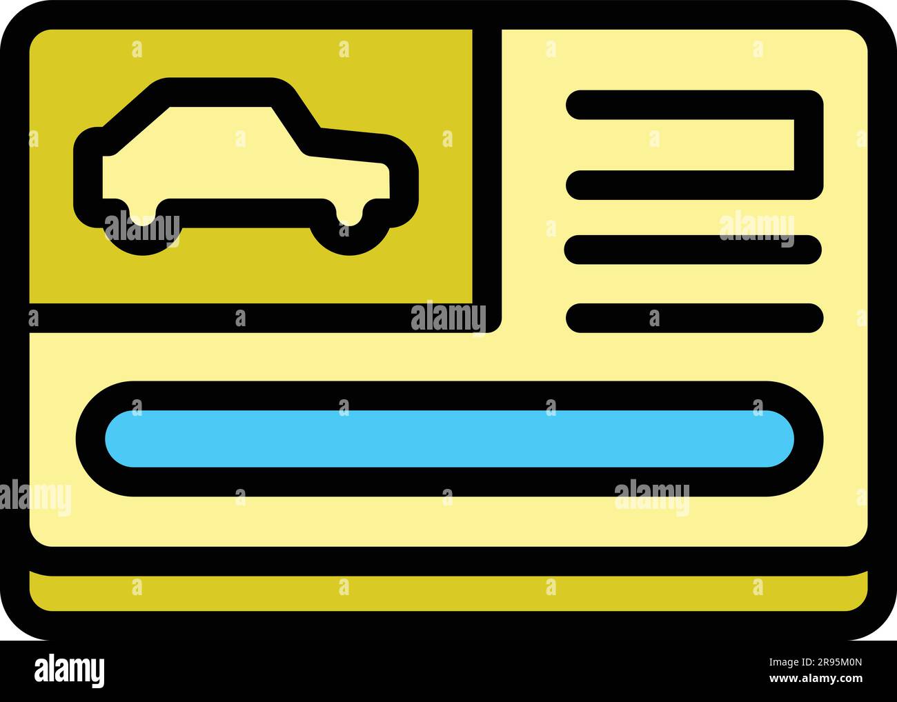 Icône de véhicule intelligent. Outline Smart Vehicle Vector Icon for web design isolé sur fond blanc couleur plate Illustration de Vecteur