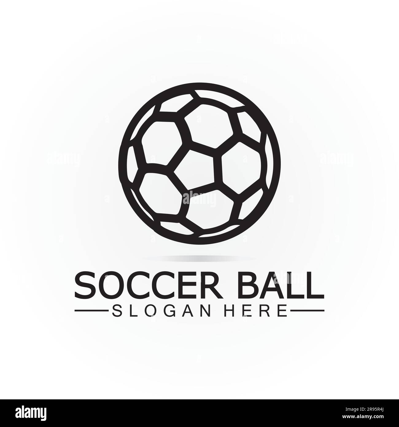 Symbole De Ballon De Football Icône De Balle De Football Vecteurs