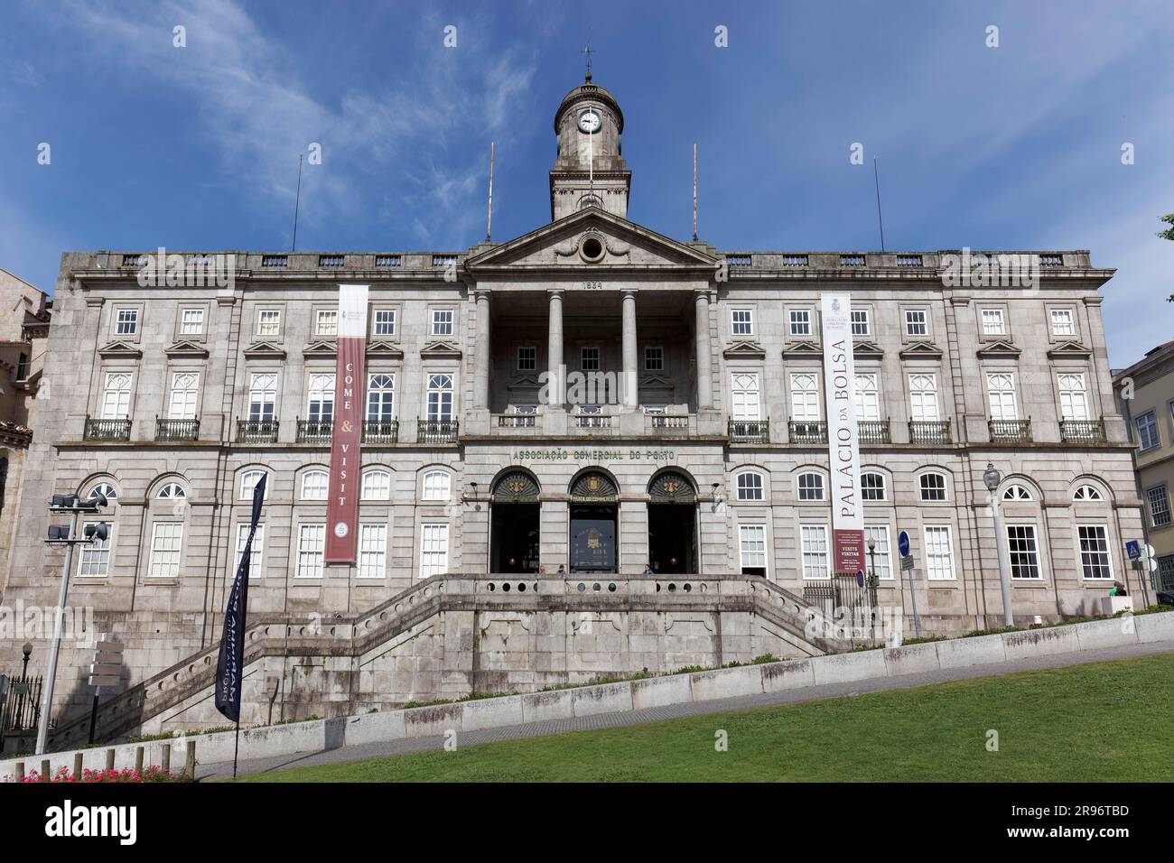 Palais de la Bourse Palacio da Bolsa, magnifique bâtiment néoclassique, Porto, Portugal Banque D'Images
