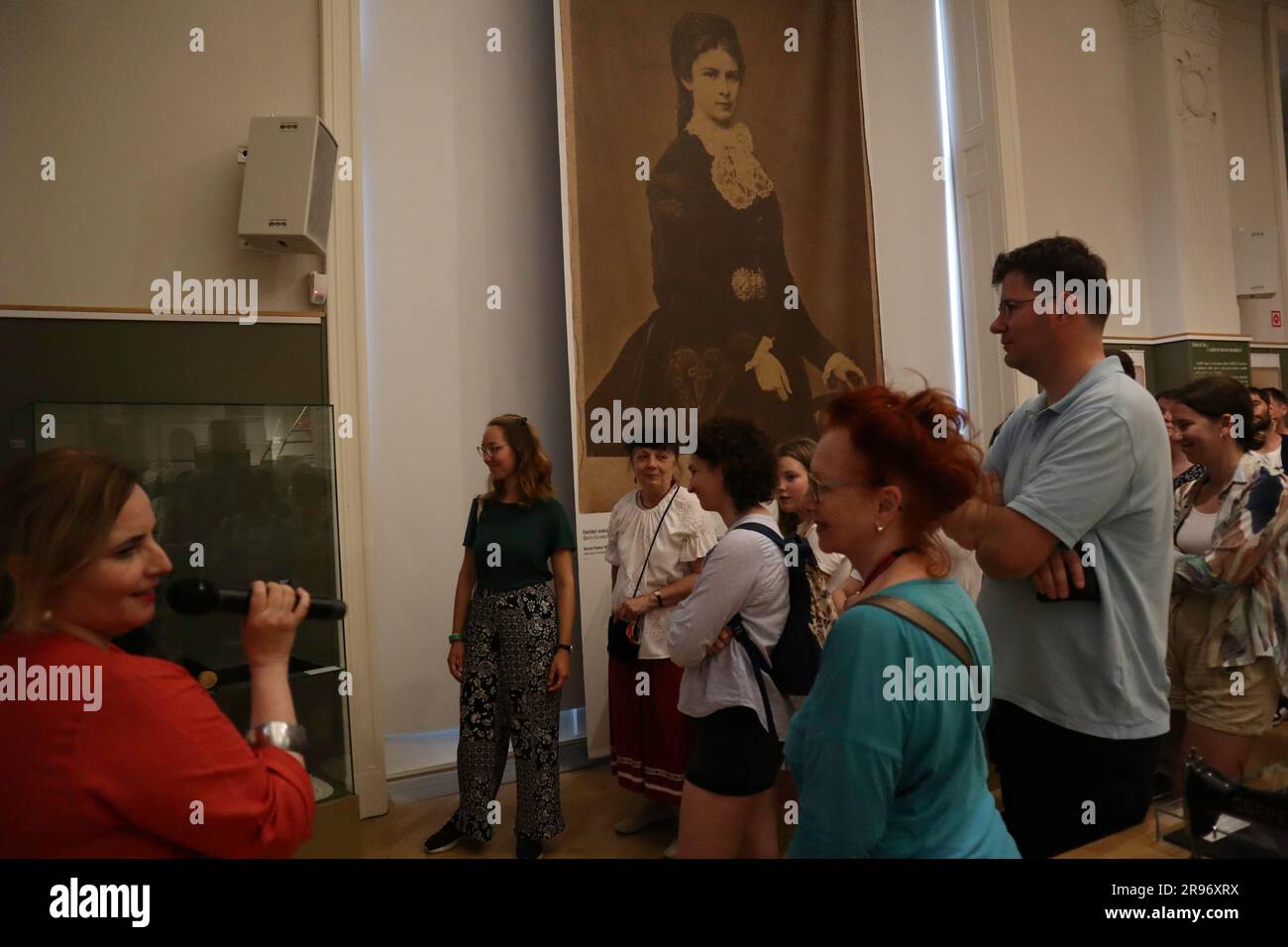 24 juin 2023. Budapest, Hongrie nuit des Musées Maison des traditions, exposition de magie de la dentelle de Sisi, Musée des Beaux-Arts jazz, danse, expositions. Crédit Ilona Barna BIPHOTONEWS, Alamy Live News Banque D'Images