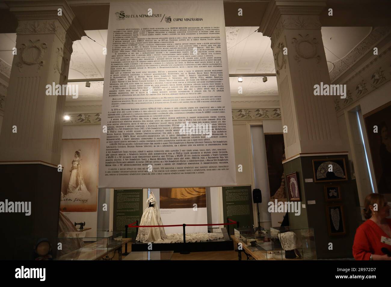 24 juin 2023. Budapest, Hongrie nuit des Musées Maison des traditions, exposition de magie de la dentelle de Sisi, Musée des Beaux-Arts jazz, danse, expositions. Crédit Ilona Barna BIPHOTONEWS, Alamy Live News Banque D'Images