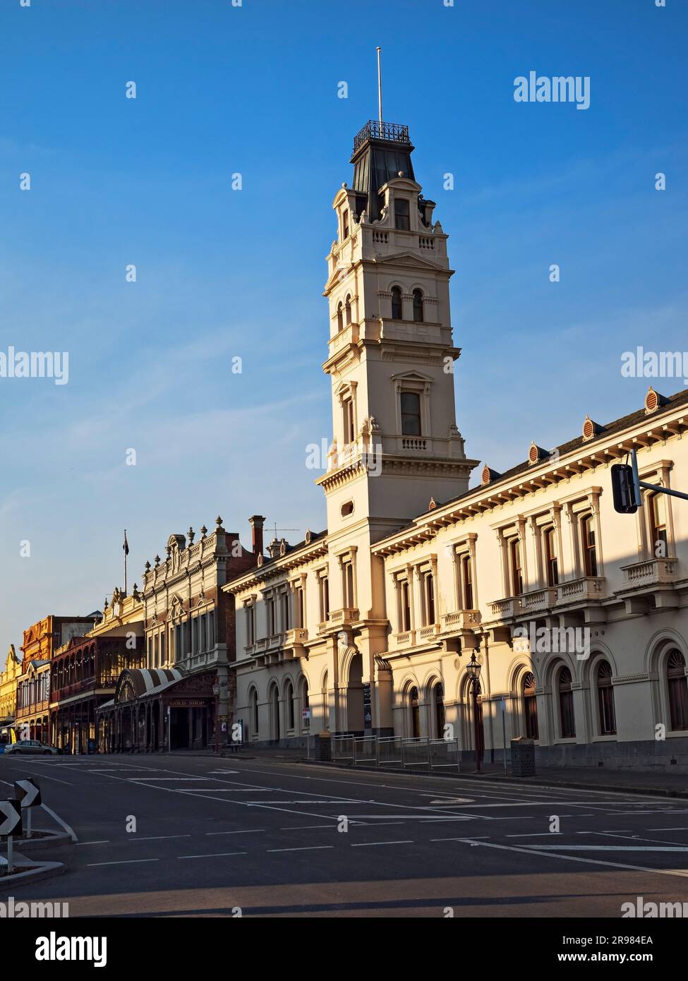 Ballarat Australie / l'ancien bâtiment de poste de Ballarat à Lydiard Street.le bâtiment fait maintenant partie du campus de l'université de la Fédération Banque D'Images