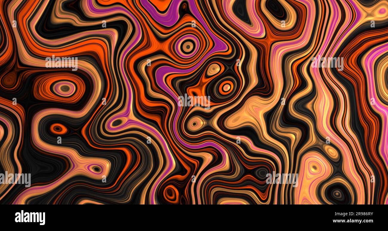 Fond de texture liquide coloré. Fond liquide Banque D'Images