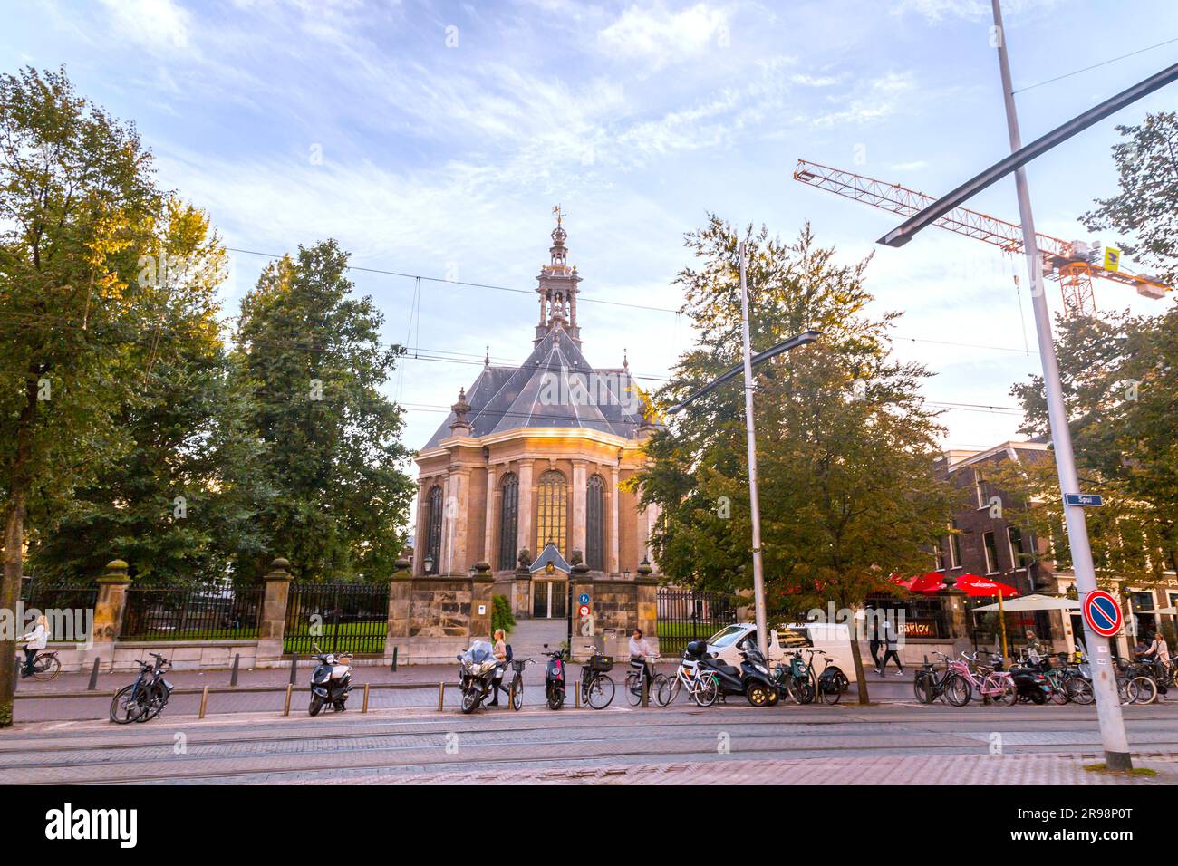 La Haye, pays-Bas - 7 octobre 2021 : la Nieuwe Kerk (Nouvelle église en anglais) est une église protestante baroque hollandaise de la Haye, située en face Banque D'Images