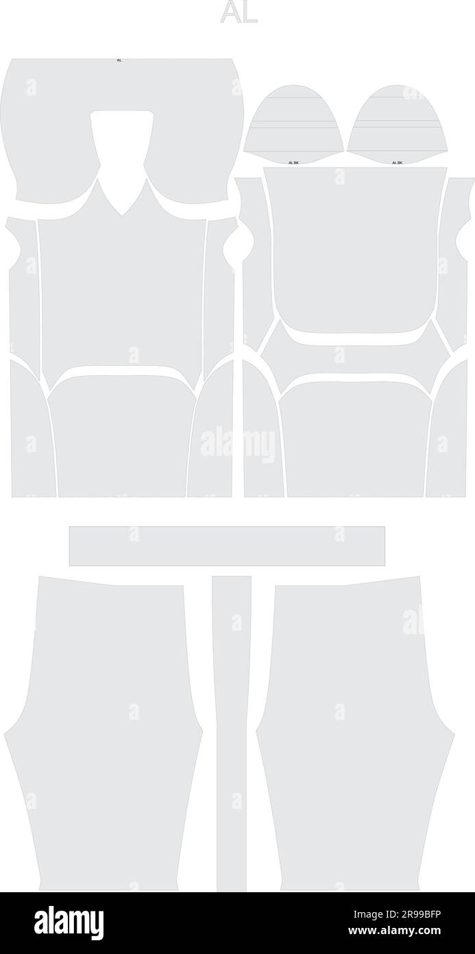 Réglage du motif de football américain Illustration de Vecteur