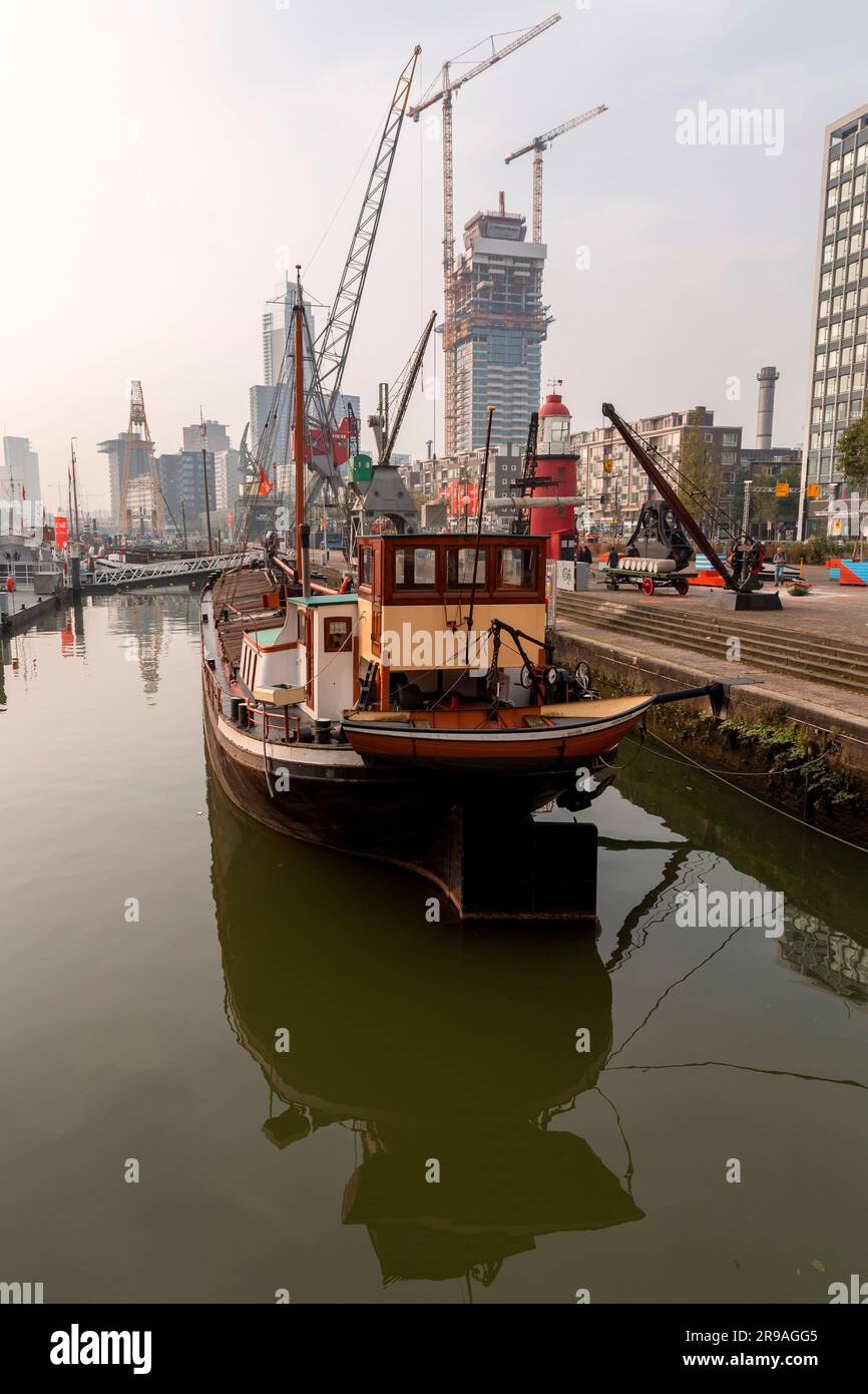 Rotterdam, pays-Bas - 10 octobre 2021 : le Musée maritime de Rotterdam, dédié à l'histoire navale, fondé en 1874 par le Prince Henry des pays-Bas Banque D'Images