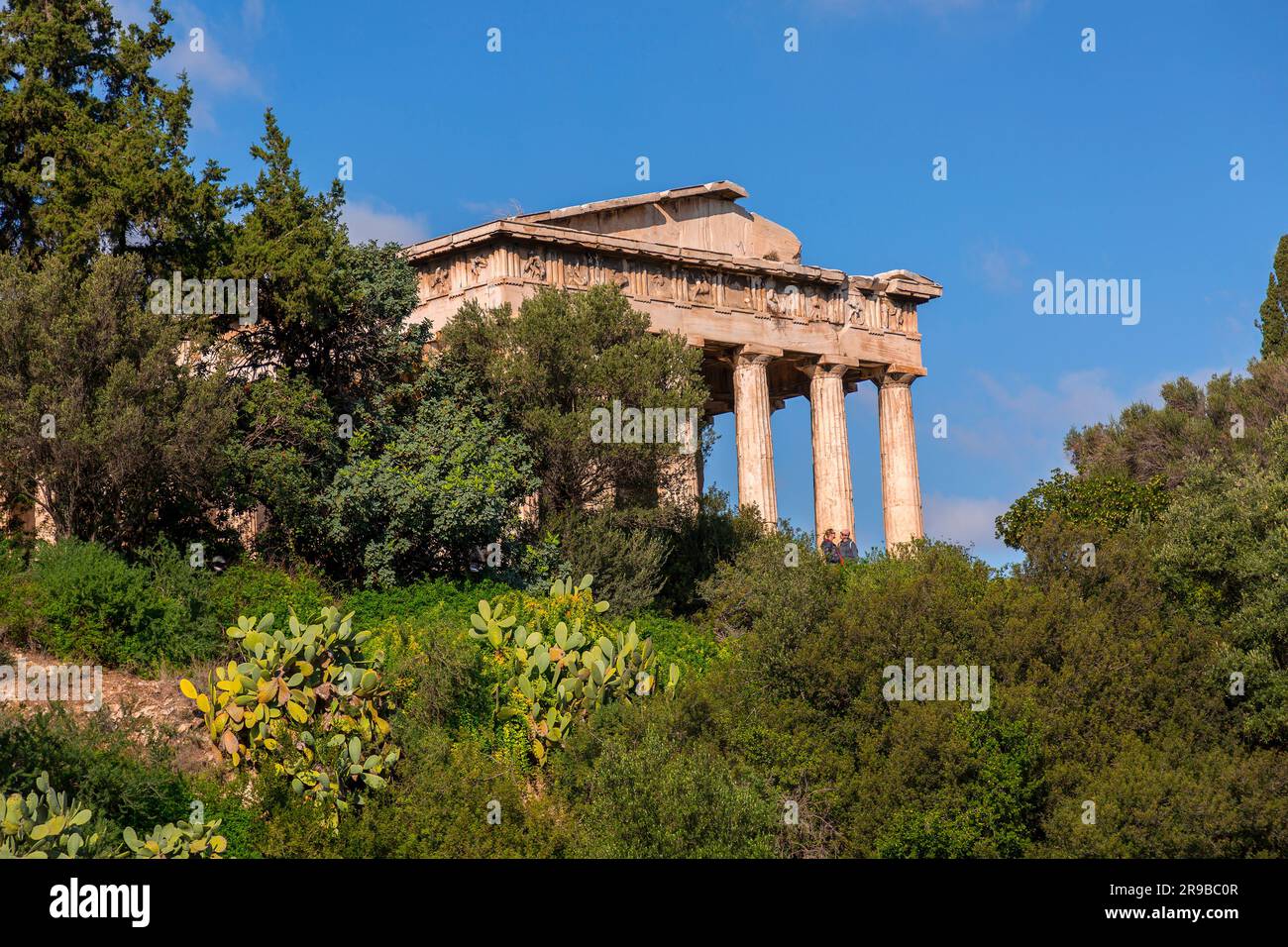 Athènes Grèce 25 Novembre 2021 Le Temple Dhephaestus Ou Hephaisteion Est Un Temple Grec 