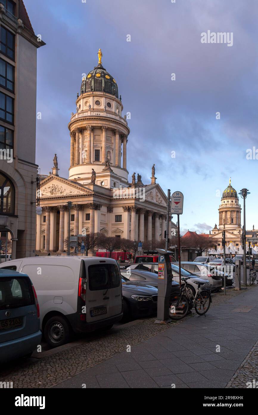 Berlin, Allemagne DEC 20, 2021 Vue extérieure du Deutscher Dom, ou
