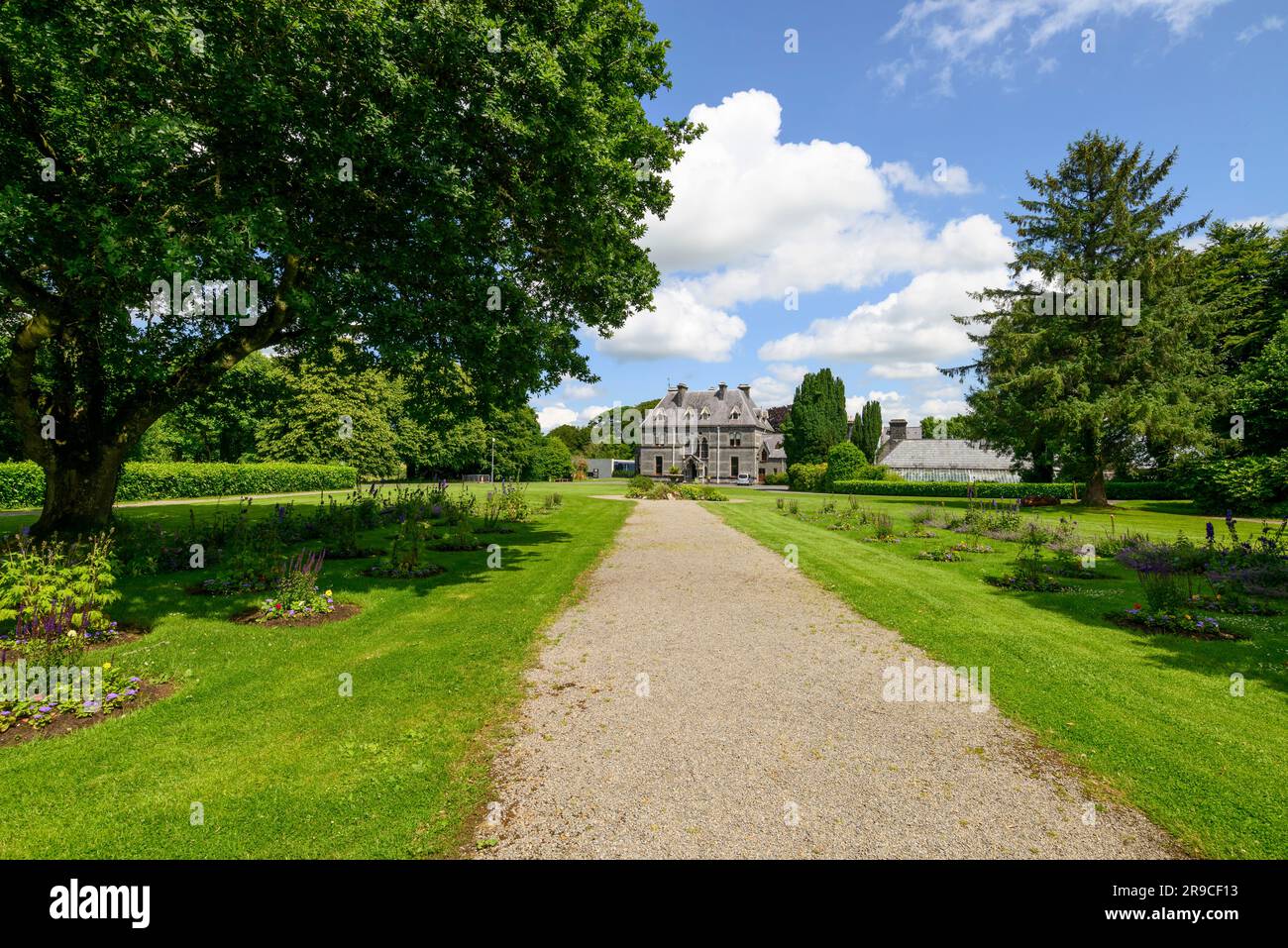 Maison et jardins de Turlough, Musée national de la vie de campagne, Castlebar, Comté de Mayo, Irlande Banque D'Images