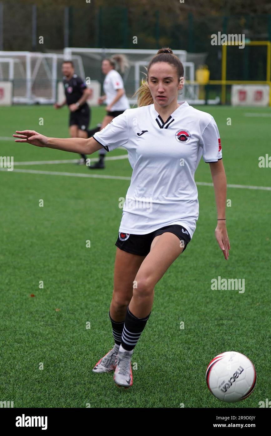 Pontypridd United WFC contre Aberystwyth Women FC Banque D'Images