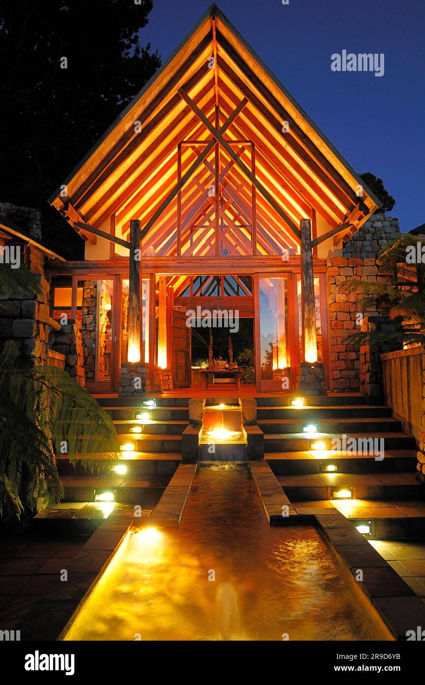 Tsala Treetop Lodge, près de la baie de Plettenberg, Garden route, ouest du Cap Afrique du Sud Banque D'Images