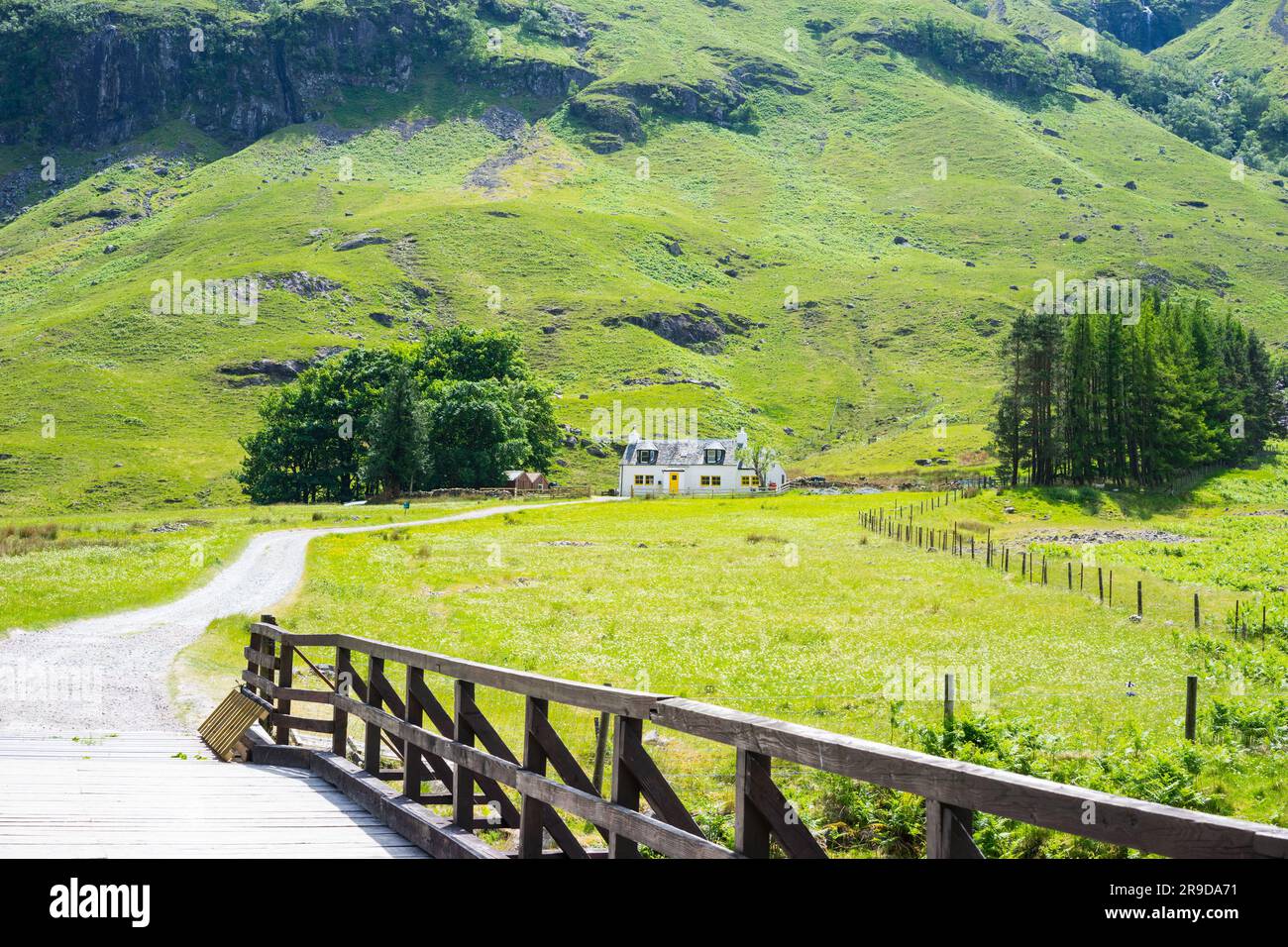 Achnambeithach Glencoe, Ballachulish, Highland Scotland, Royaume-Uni. Banque D'Images