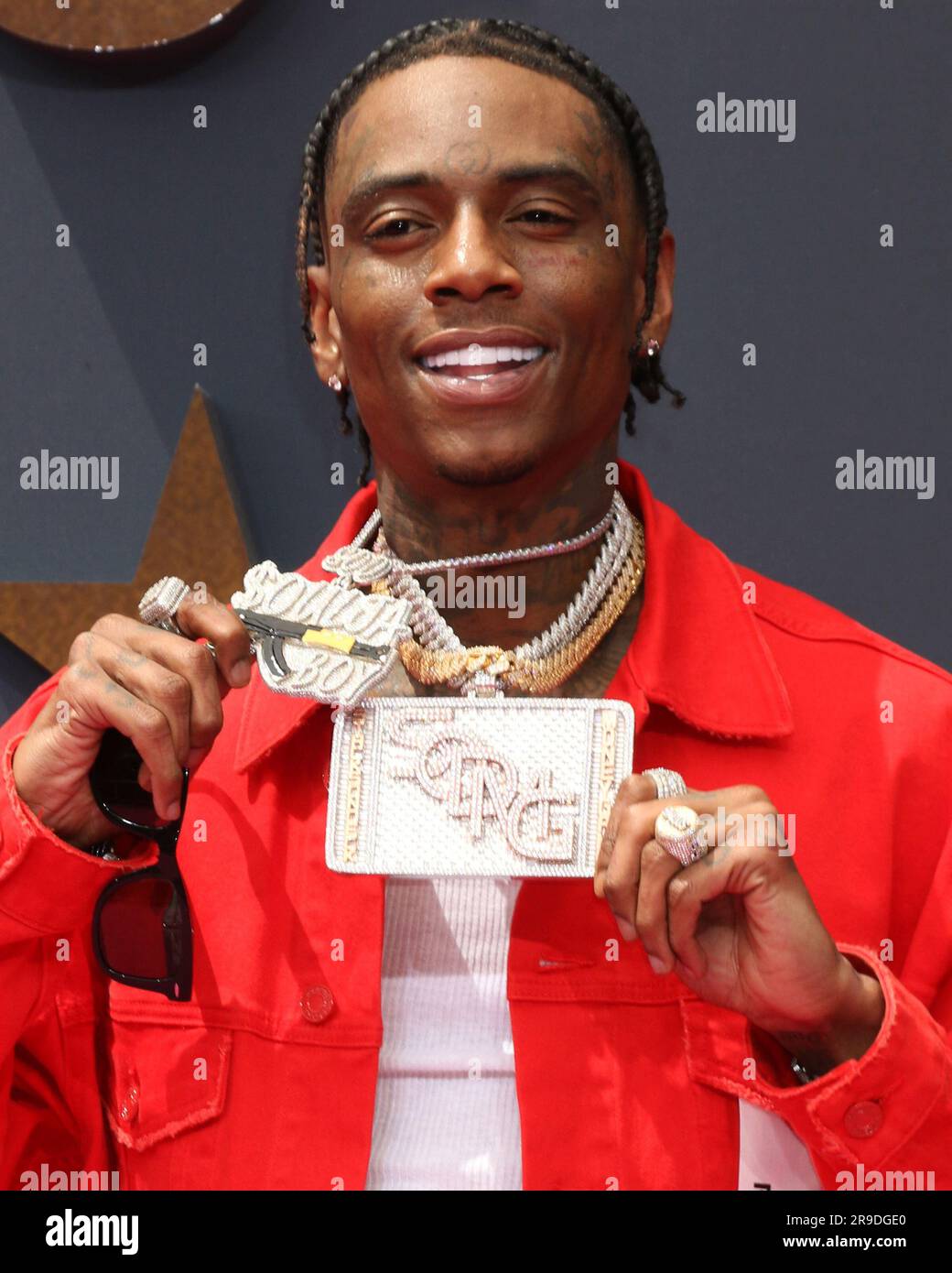 LOS ANGELES - 25 JUIN : le garçon Soulja aux arrivées des prix BET 2023 au Microsoft Theatre on 25 juin 2023 à Los Angeles, CA Banque D'Images