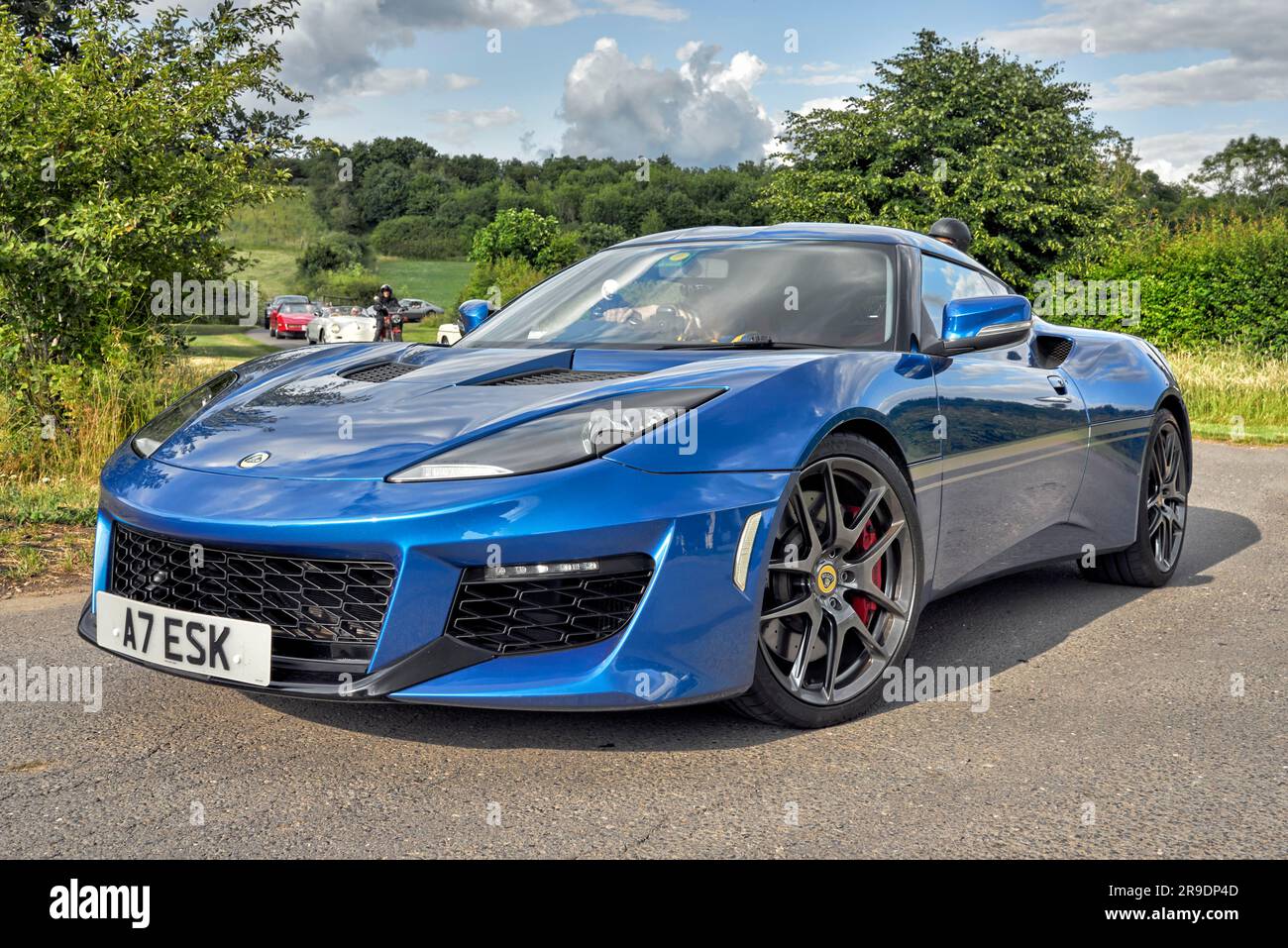 LOTUS EVORA 24V V6 BLEU 2016 Banque D'Images