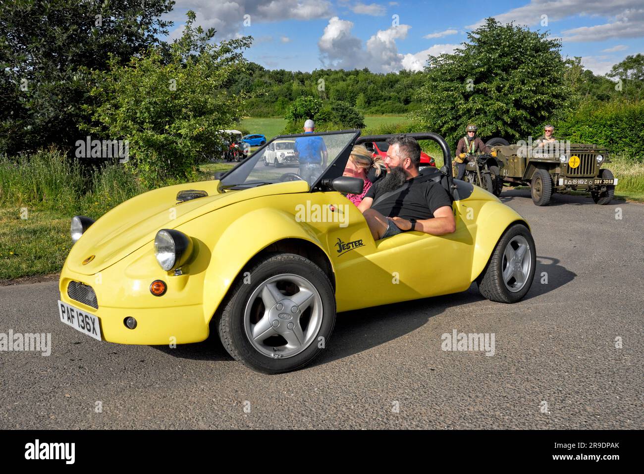 KIT voiture SYLVA JESTER, jaune, 1981 Banque D'Images