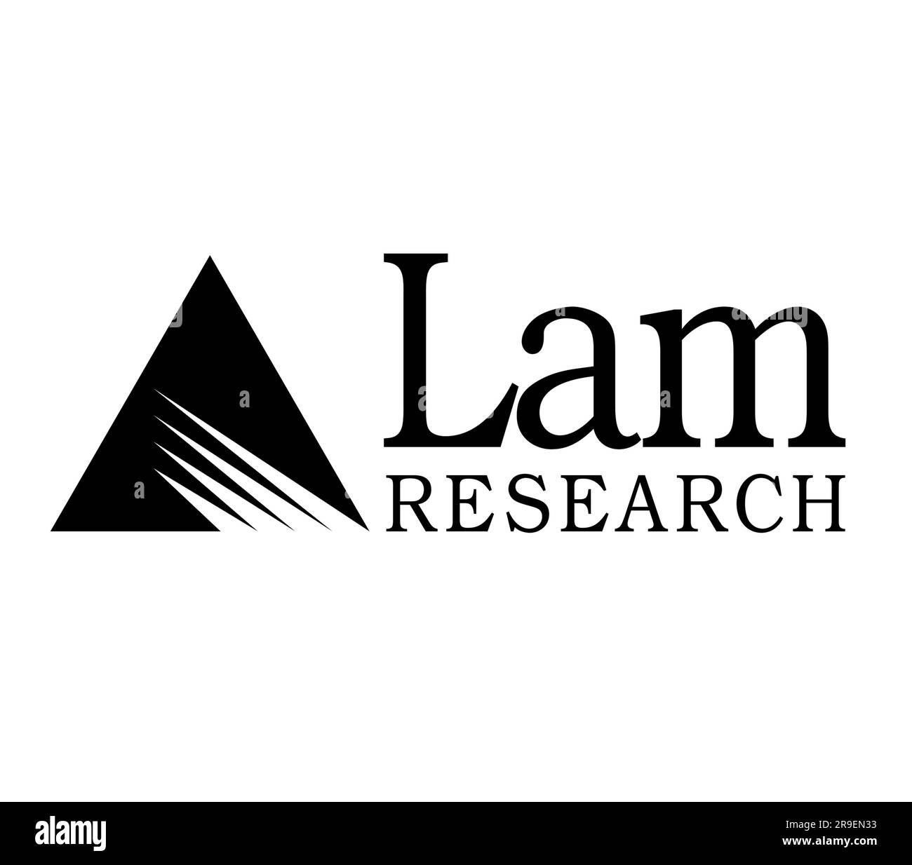 Logo de la société Lam Research Banque D'Images
