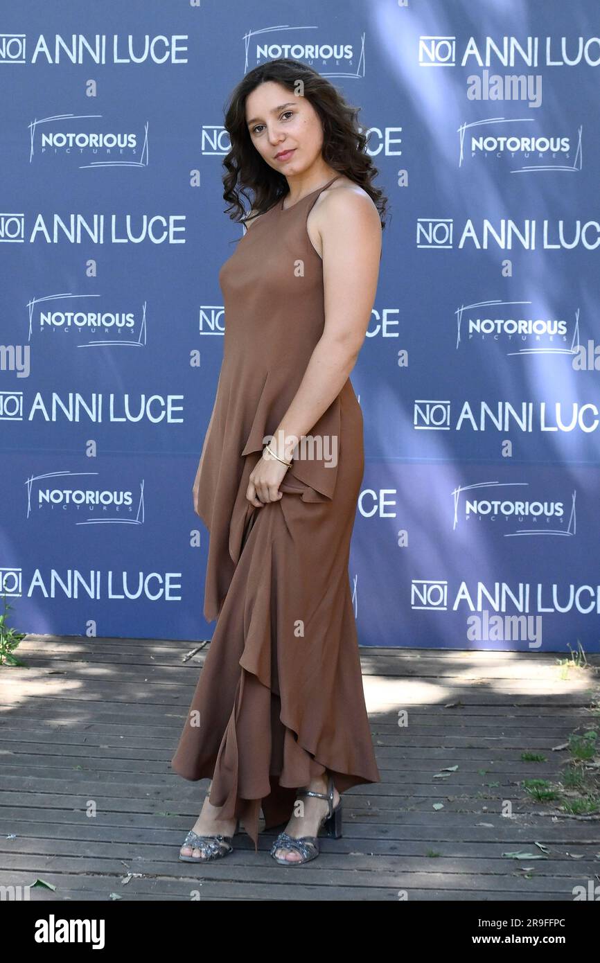 Rome, Italie. 24th juin 2023. Adalgisa Manfrida pendant le photocall du film Noi Anni Luce à la Casa del Cinema, 26 juin 2023, Rome, Italie. (Photo de Domenico Cippitelli/NurPhoto)0 crédit: NurPhoto SRL/Alay Live News Banque D'Images