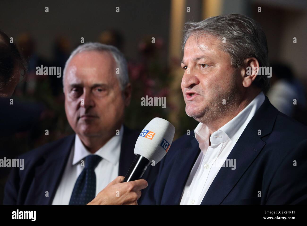 Campobasso, Italie. Élections régionales à Molise, Francesco Roberti est la nouvelle présidente de Molise. Campobasso, Italie. 26 juin 2023. ANTONIO NARDELLI / ALAMY ACTUALITÉS EN DIRECT Banque D'Images