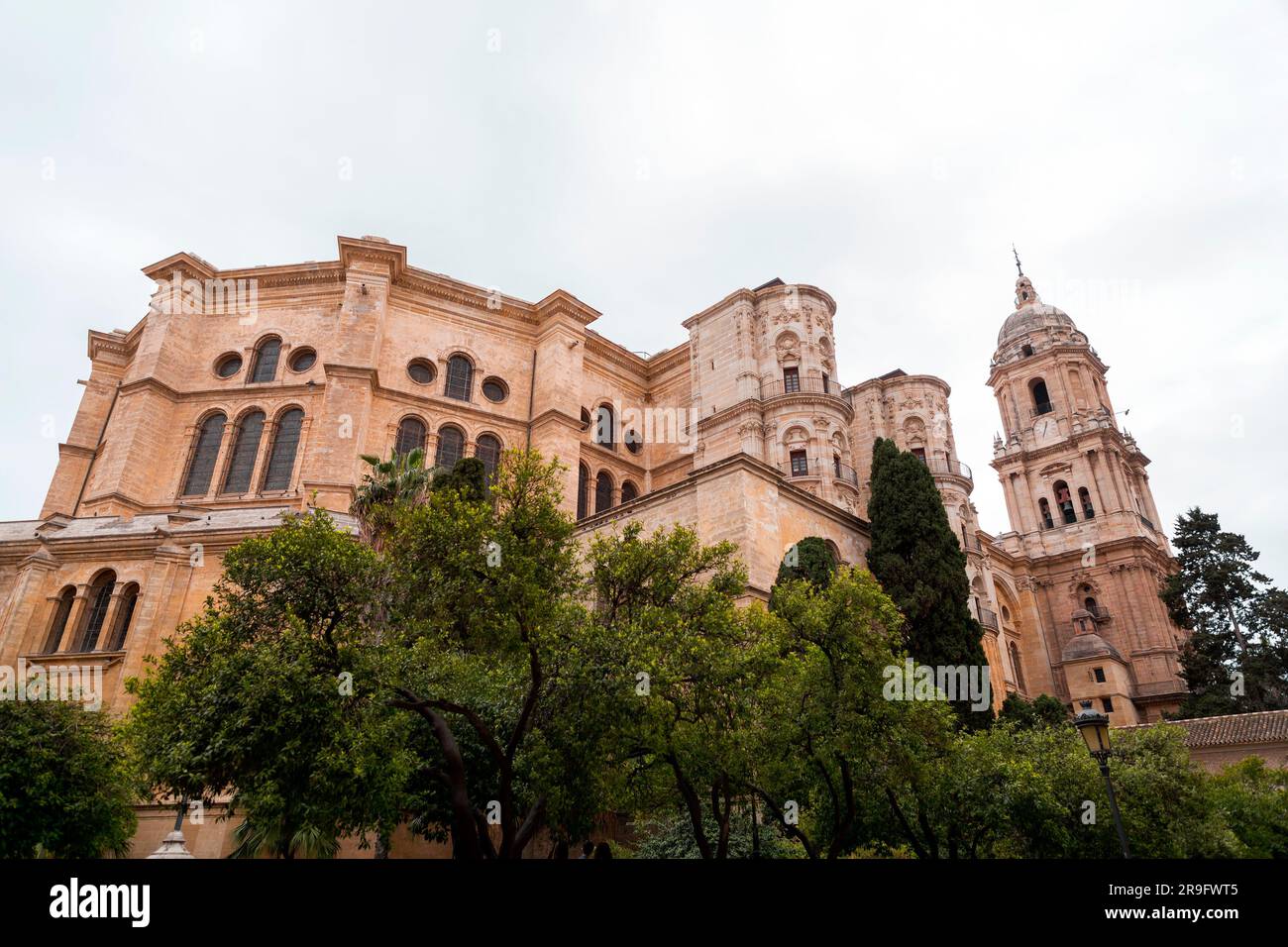 La cathédrale de Malaga est une église catholique romaine à Malaga, Andalousie, sud de l'Espagne. Architecture de style Renaissance avec détails baroques. Banque D'Images La cathédrale de Malaga est une église catholique romaine à Malaga, Andalousie, sud de l'Espagne. Architecture de style Renaissance avec détails baroques. Banque D'Images