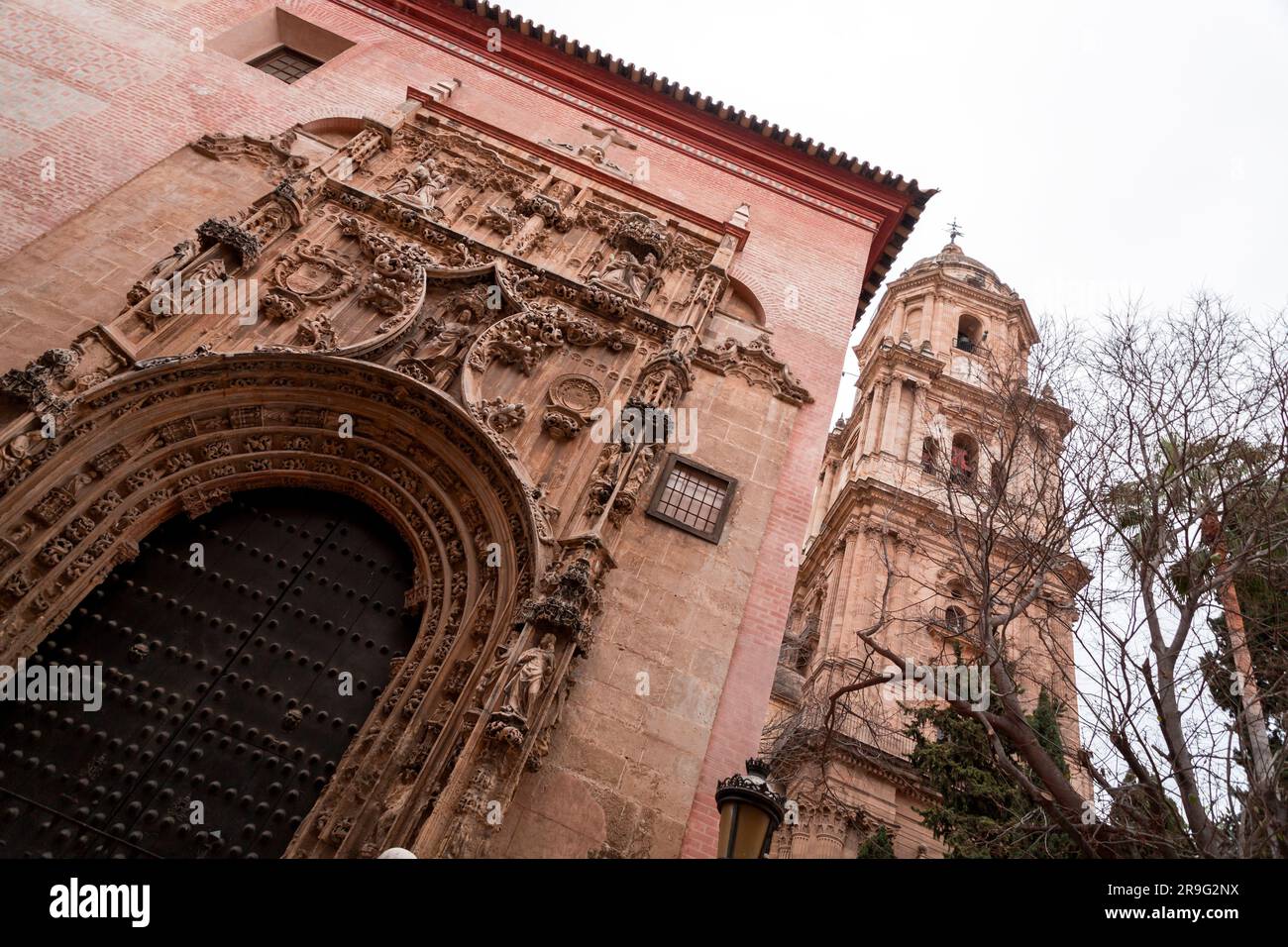La cathédrale de Malaga est une église catholique romaine à Malaga, Andalousie, sud de l'Espagne. Architecture de style Renaissance avec détails baroques. Banque D'Images La cathédrale de Malaga est une église catholique romaine à Malaga, Andalousie, sud de l'Espagne. Architecture de style Renaissance avec détails baroques. Banque D'Images