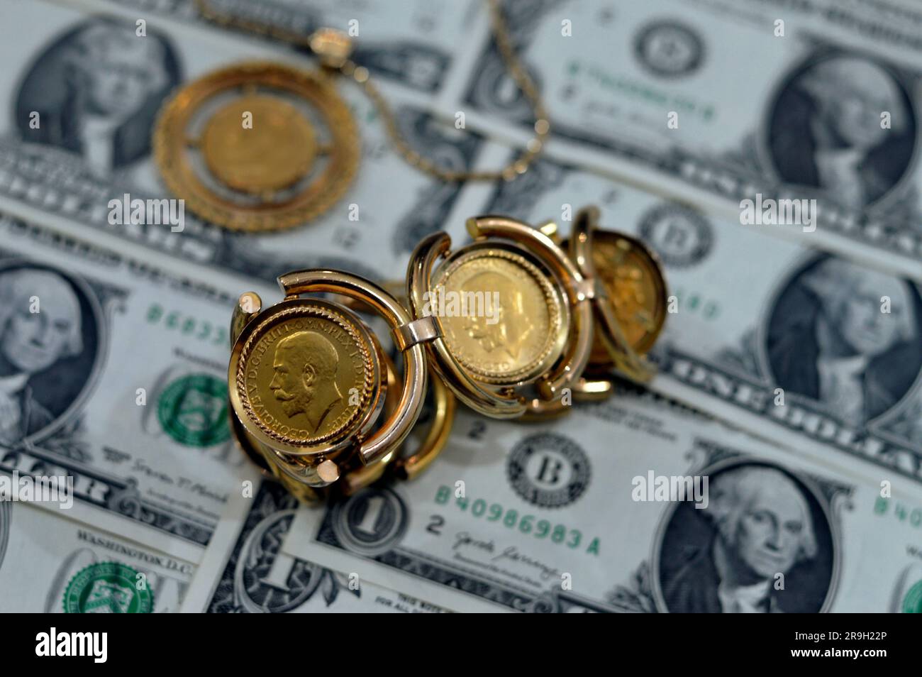 Bracelet En Pièces US Argentées – Pièces Monnaie Américaine, Style Vintage Unique !