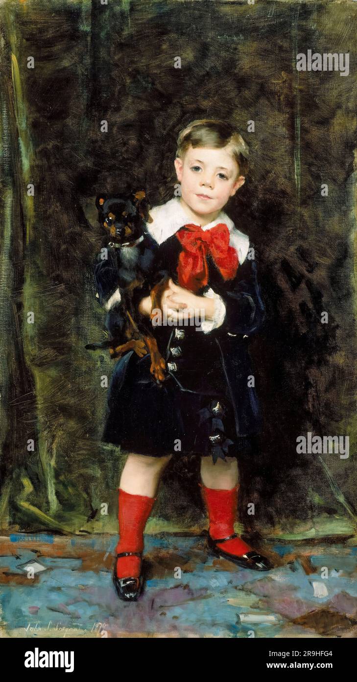 John Singer Sargent, Robert de Cévrieux, portrait peint à l'huile sur toile, 1879 Banque D'Images