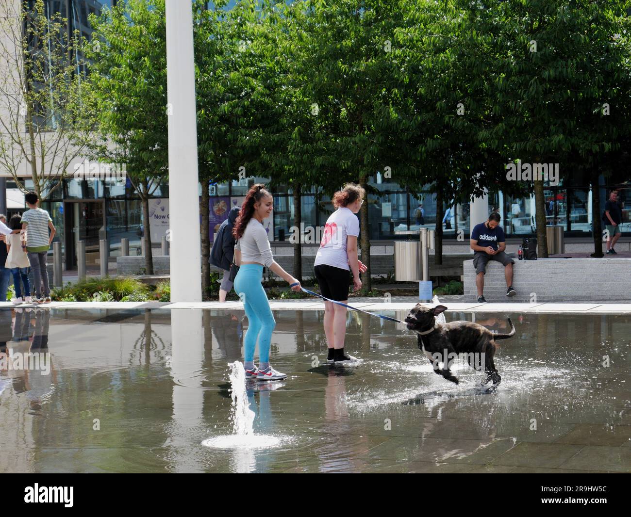 #Bigcity, en visite à Birmingham au Royaume-Uni, Banque D'Images