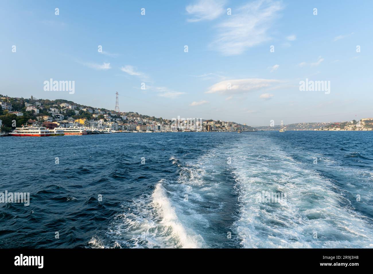 voyage de croisière şstanbul détroit du bosphore Banque D'Images