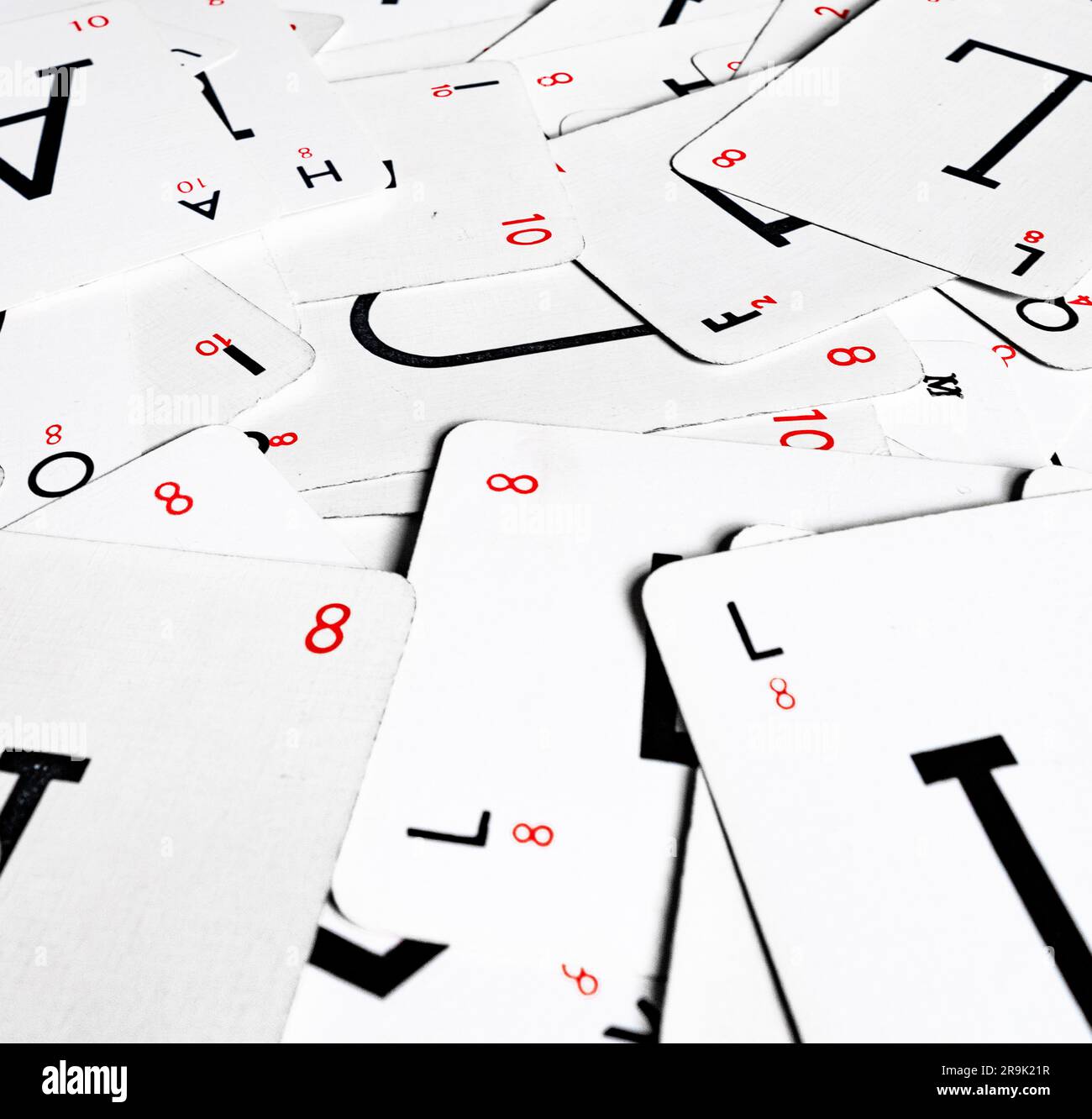 Cartes du jeu de cartes Lexicon, inventé en 1932 par David Whitelaw et publié par Waddington